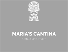 Tablet Screenshot of mariascantina.com